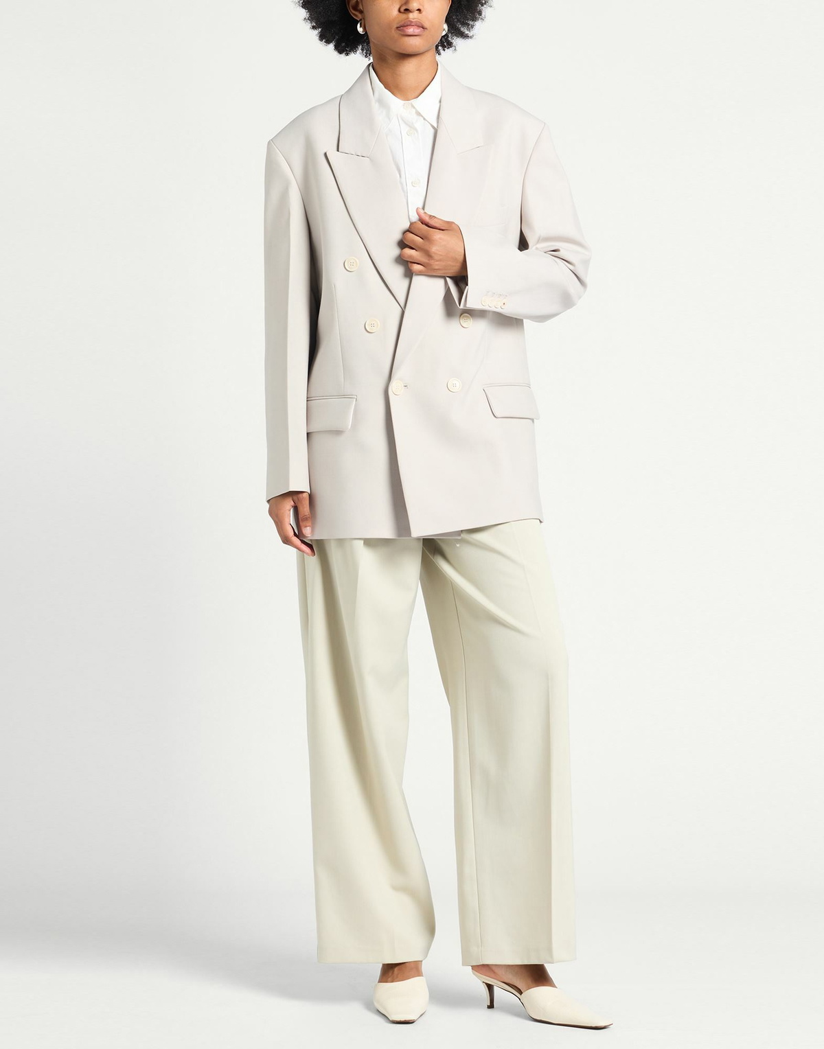 Victoria Beckham Womens Blazer Light in Grey