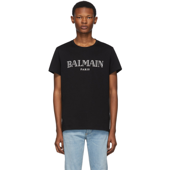 Photo: Balmain Black Logo T-Shirt