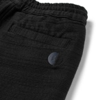 Folk - Textured-Cotton Drawstring Shorts - Men - Black