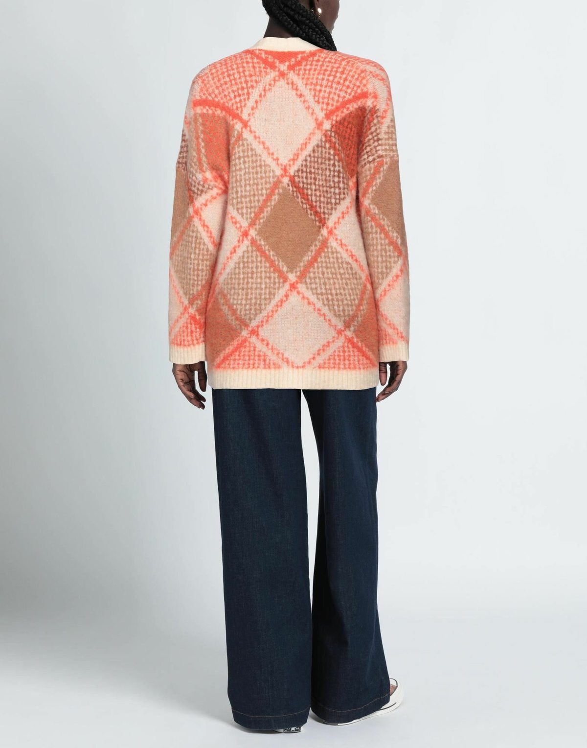 Maje Womens Cardigan Coral