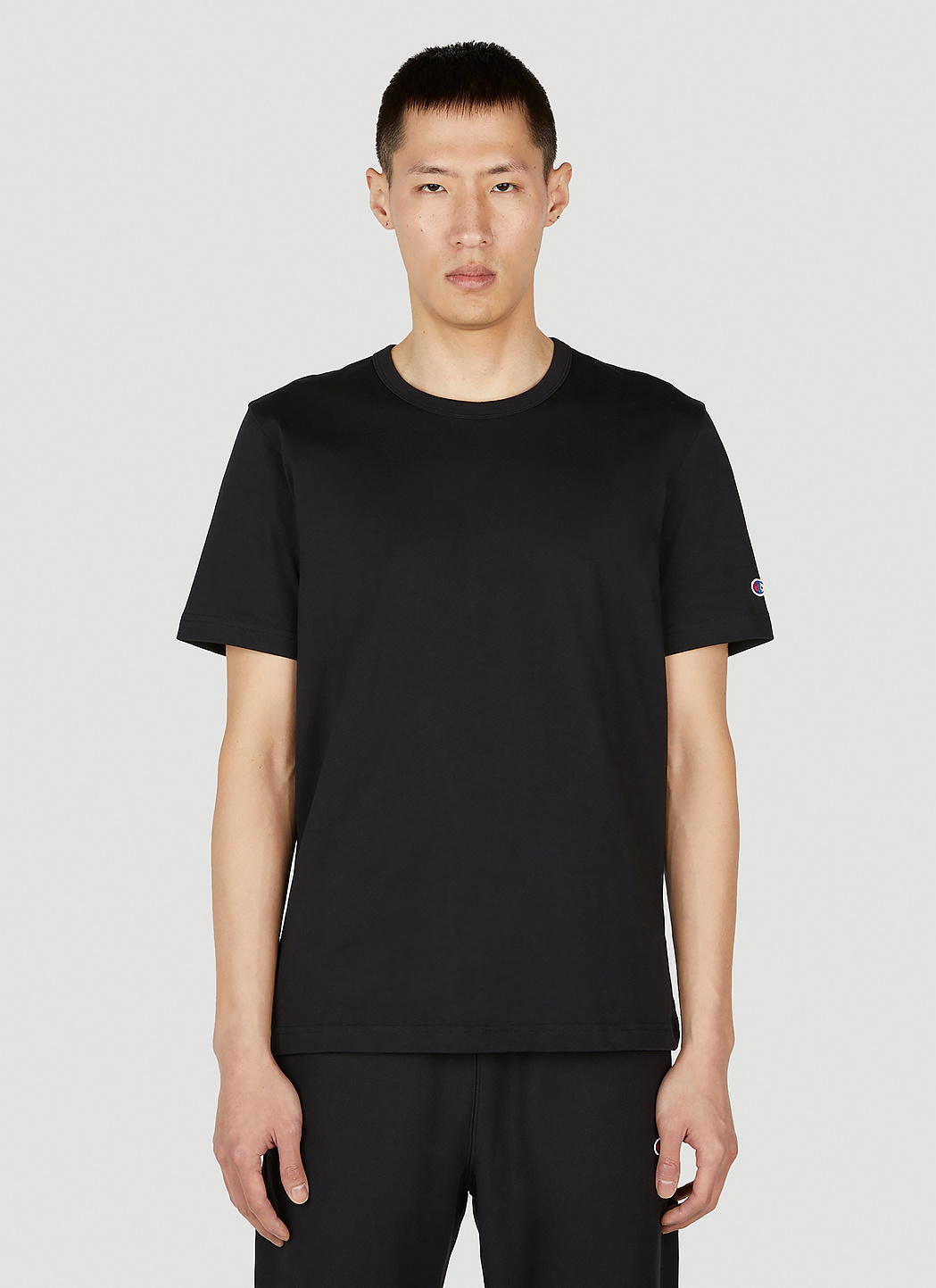 Champion Logo Embroidered T-Shirt