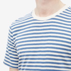 Folk Men's Classic Stripe T-Shirt in Blue