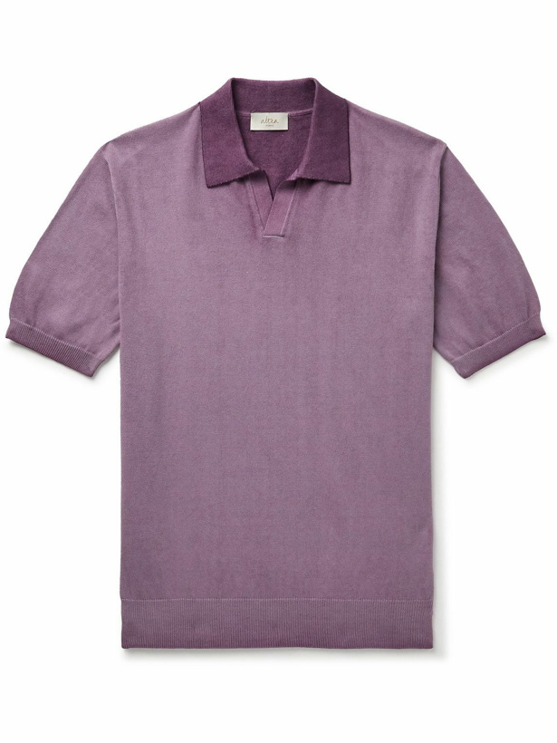Photo: Altea - Cotton Polo Shirt - Purple