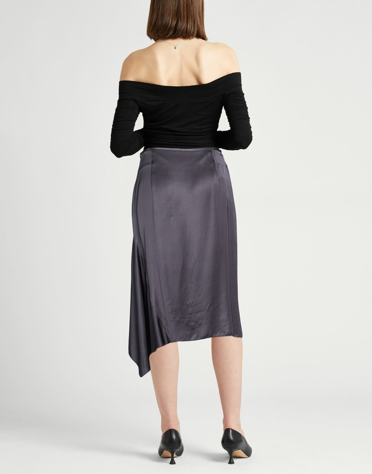 Peserico Womens Midi skirt Midnight in Blue