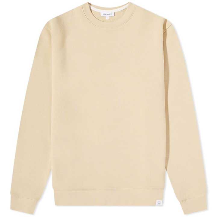 Photo: Norse Projects Men's Vagn Classic Crew Sweat in Oyster White