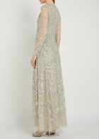 Needle & Thread Freya Sequin-embellished Tulle Gown Light Green
