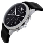 Emporio Armani Minimalist Black Dial Mens Watch AR11774