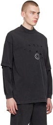 1017 ALYX 9SM Black Double Sleeve T-Shirt