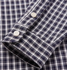 A.P.C. - Victor Checked Cotton Oxford Shirt - Men - Navy