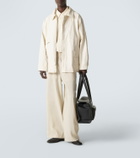 Lemaire Hooded coated linen-blend raincoat