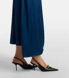 Victoria Beckham Aria gathered midi dress