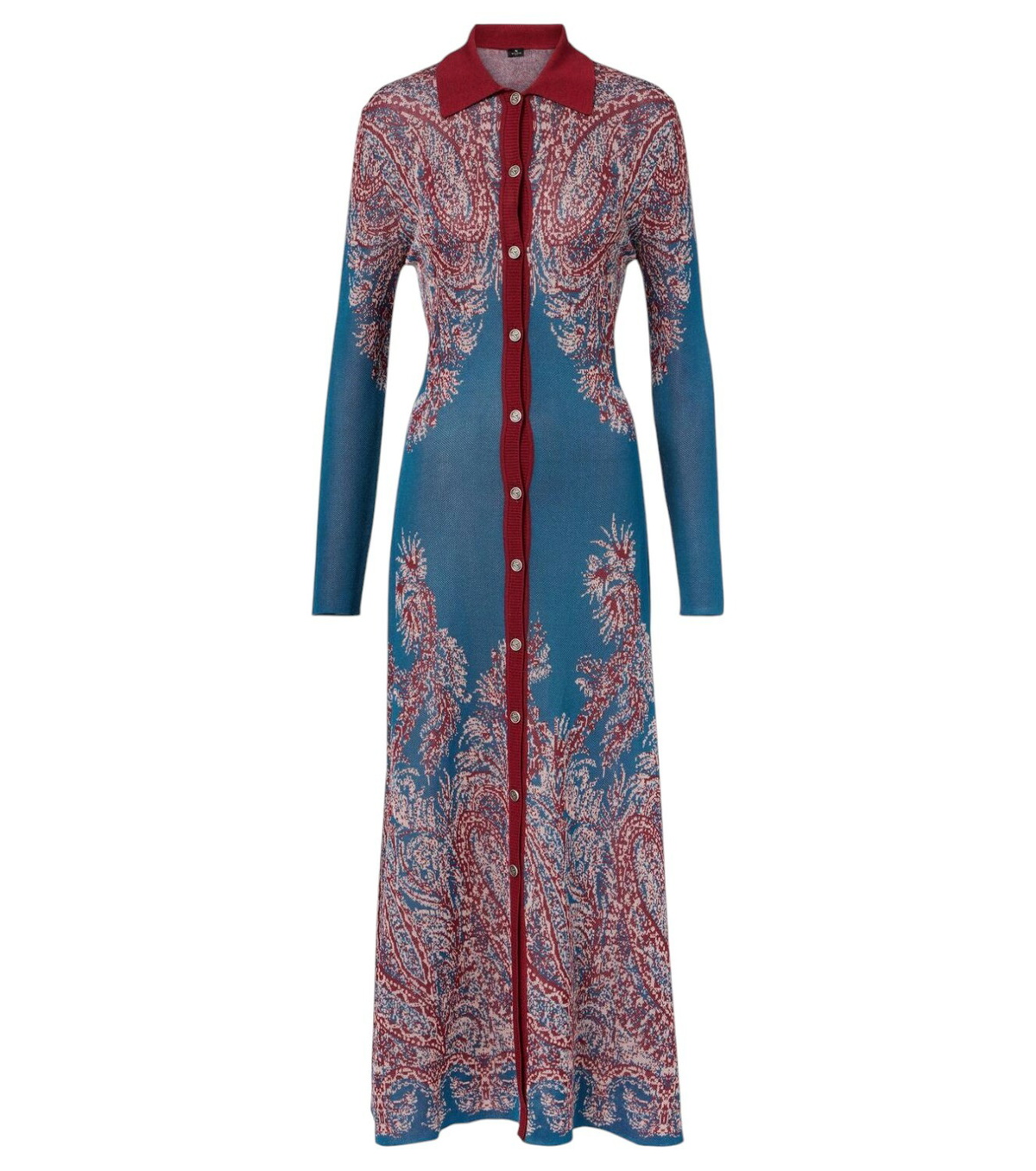 関税込【ETRO】Jersey and fil coupe jacquard maxi dress Etro Jersey and fil coupé jacquard maxi dress Etro