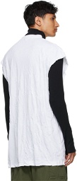 Balenciaga White Mesh Sleeveless T-Shirt