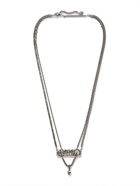 ALEXANDER MCQUEEN - Burnished Silver-Tone Necklace