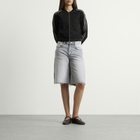 Adidas Women's Fitted Denim Track Top in True Black Denim