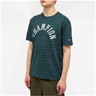Champion Reverse Weave Men's College Logo T-Shirt in Green