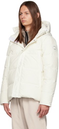 Canada Goose White HUMANATURE Wyndham Down Jacket