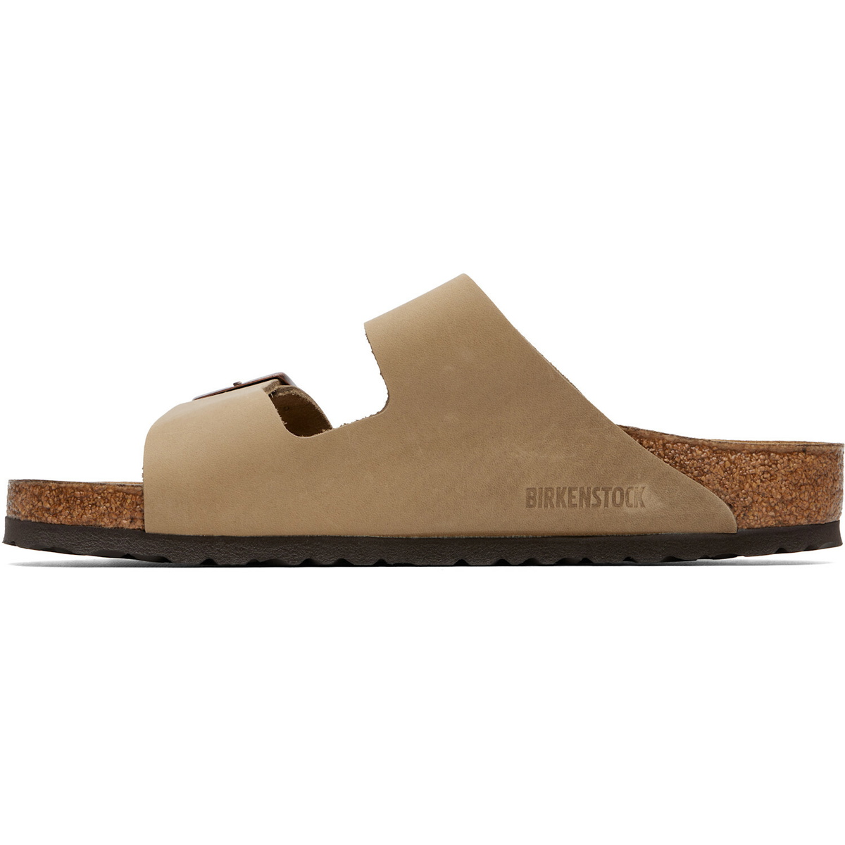 Birkenstock Beige Regular Arizona Oiled Leather Sandals
