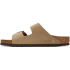 Birkenstock Beige Regular Arizona Oiled Leather Sandals