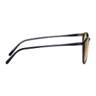 Oliver Peoples Navy and Yellow OMalley Sunglasses