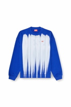 Diesel Cotton sweatshirt with graphic print - Sweaters Mens in Multicolor