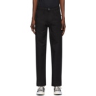 Naked and Famous Denim Black Canvas Work Pant Trousers