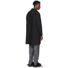 Craig Green Black Laced Long Trench Coat