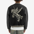 Represent Men's Mascot Wool Varsity Jacket in Jet Black
