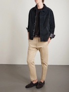 TOM FORD - Straight-Leg Cotton-Drill Trousers - Neutrals