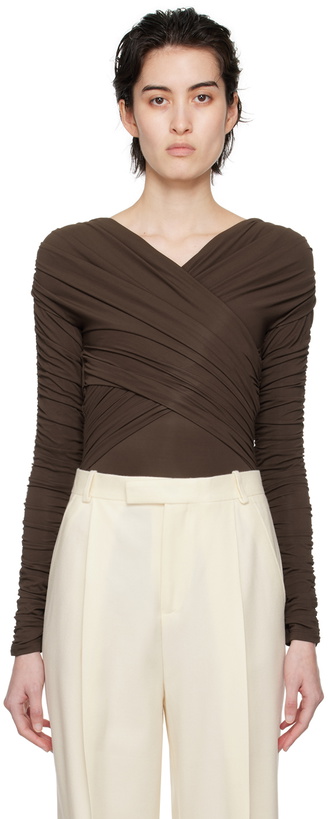 Photo: TOVE Brown Joni Bodysuit