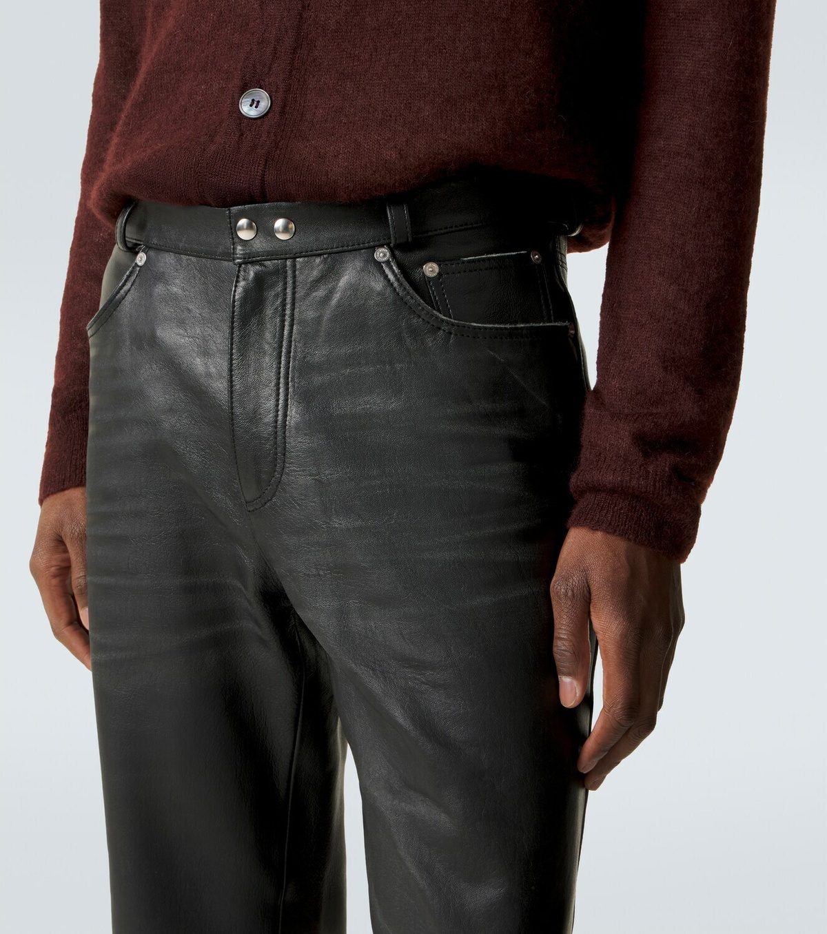 Our Legacy Carlson Cut straight leather pants Our Legacy