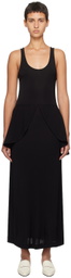 BITE Black Petal Maxi Dress