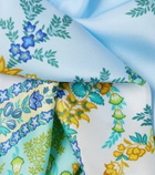 Etro Floral silk twill scarf