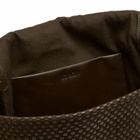 ST. Agni Women's Lattice Everyday Satchel in Coffee 