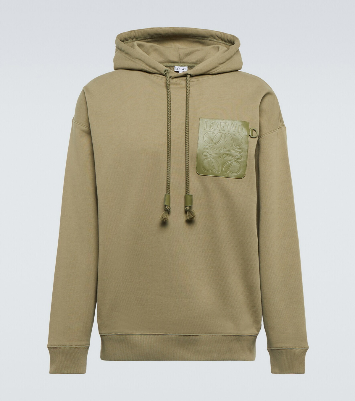 【Loewe】Anagram cotton hoodie コットン100% パーカー Loewe - Anagram cotton jersey hoodie Loewe