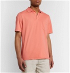Sease - Stretch-Cotton Jersey Polo Shirt - Orange