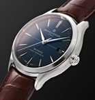 Baume & Mercier - Clifton Baumatic Automatic Chronometer 40mm Stainless Steel and Alligator Watch, Ref. No. M0A10517 - Blue