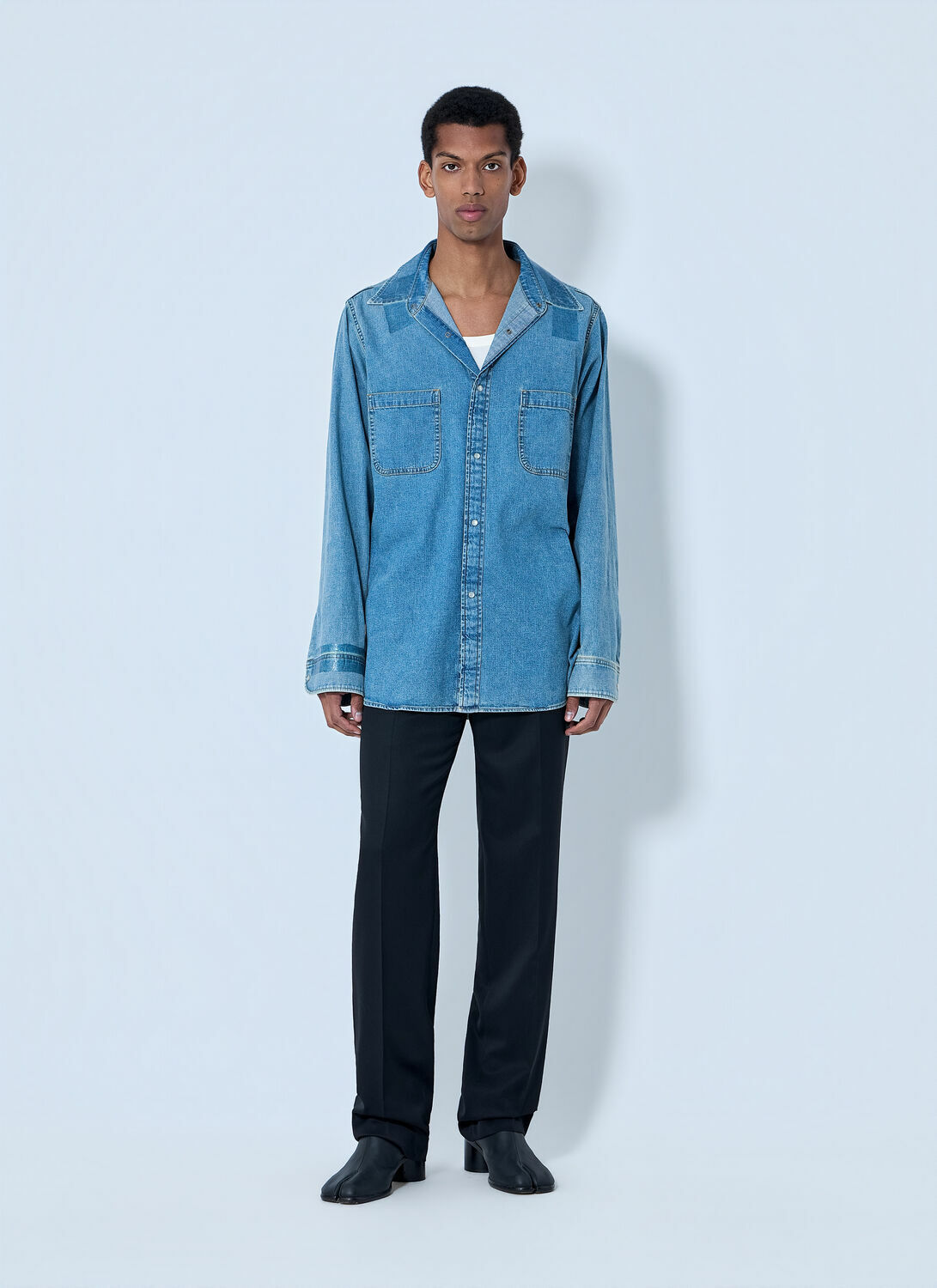 Maison Margiela Denim Button-Down Shirt