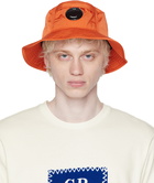 C.P. Company Orange Chrome-R Lens Bucket Hat