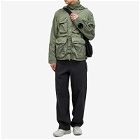C.P. Company Men's Chrome-R Goggle Utility Jacket in Agave Green