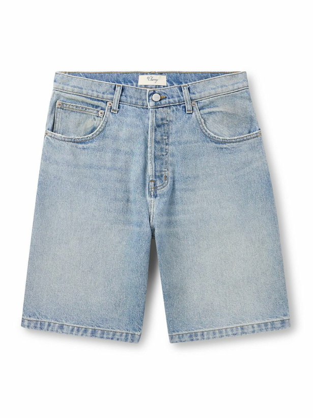 Photo: Cherry Los Angeles - Straight-Leg Denim Shorts - Blue
