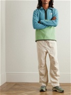 Cotopaxi - Colour-Block Recycled-Fleece Half-Zip Sweater - Blue