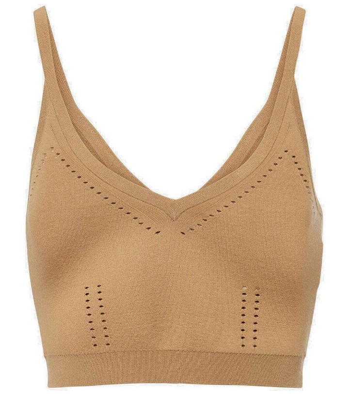 Photo: Max Mara Cropped knitted tank top