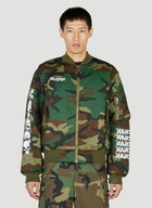Nancy Camouflage Bomber Jacket
