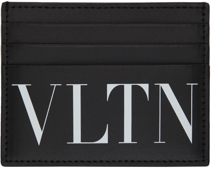Photo: Valentino Garavani Black VLTN Card Holder