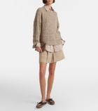 Brunello Cucinelli Monili suede mules