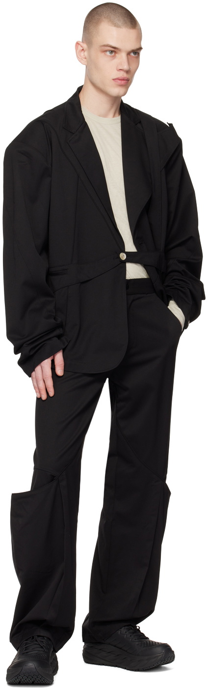 ænrmòus Black Atri Eyck Trousers