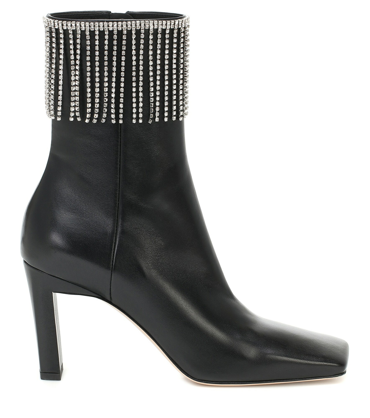 Wandler - Isa embellished leather ankle boots
