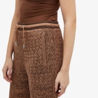 Air Jordan Women's Knit Pant in Archaeo Brown