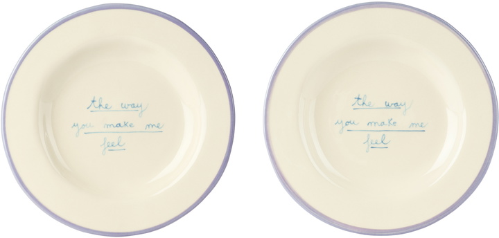 Photo: Laetitia Rouget Beige 'The way you make me feel' Plate Set